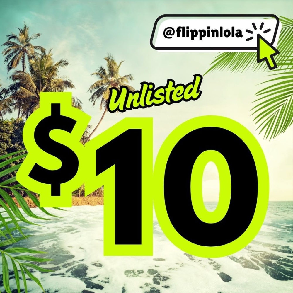 $10 LISTING FOR POSH SHOW